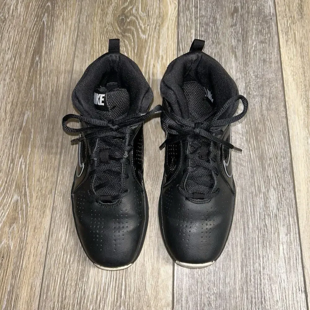 Nike Team Hustle D6 599188-001 Black Youth US Size 3Y Basketball Sneaker Shoes